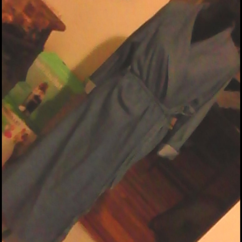 LL Bean Wrap Maxi Jean dress